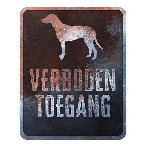 [695/475164] Waarschuwingsbord Dalmatian Nederlands [meerkleurig (Multi)]