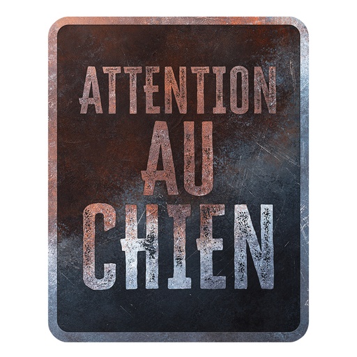 [695/475270] Warnschild General 4 Französisch [mehrfarbig (Multi)]