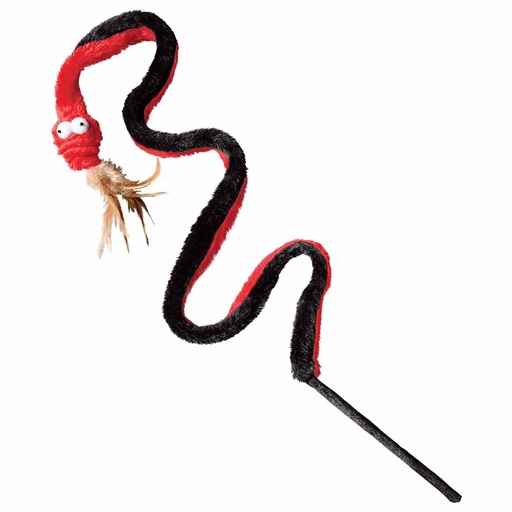 [74012335] KONG cat snake teaser [red/black (Red)]