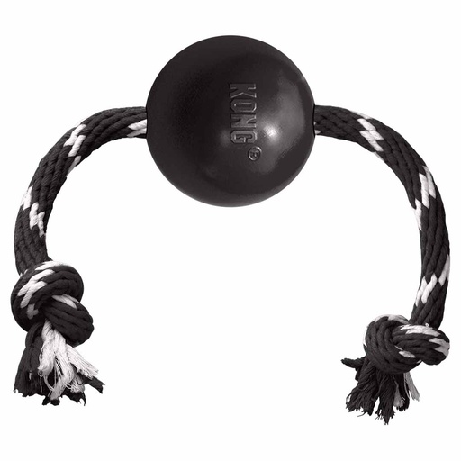 [74013446] KONG extreme ball w/rope [black (Black)]