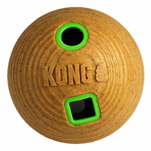 [74013453] KONG bamboo feeder ball [brown (Brown)]