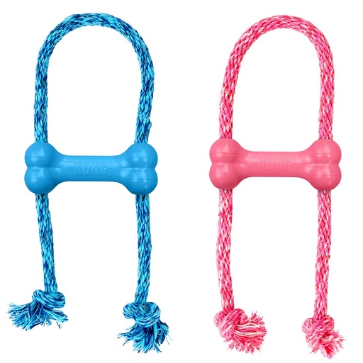 [74013537] KONG Puppy Goodie Bone Rope [gemischte farben (Multi)]