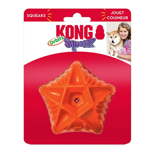 [74013547] KONG Squeezz Orbitz Ball [gemischte farben (Multi)]