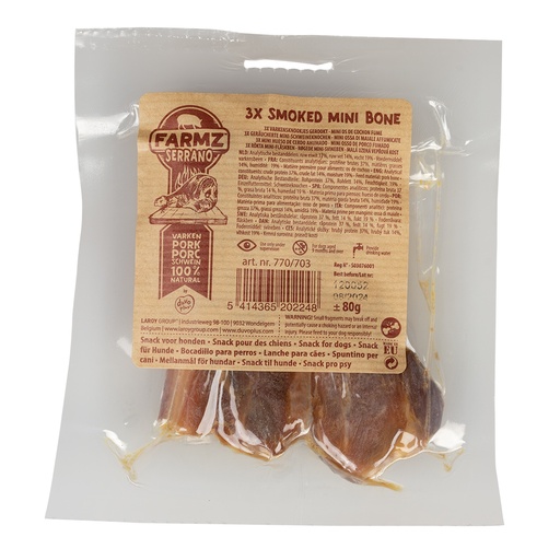 [770/703] Farmz Serrano Smoked Mini Pork Bone