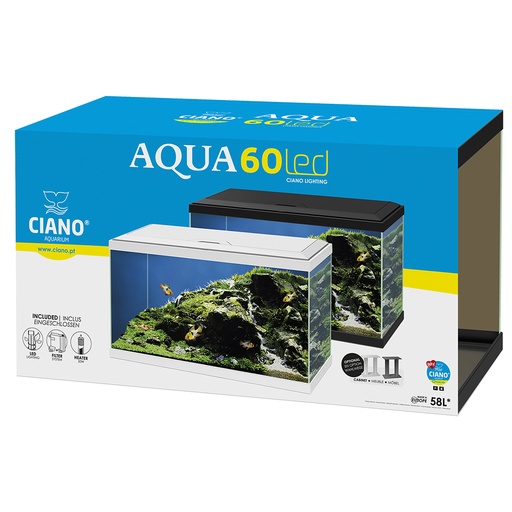 [77540226] aquarium aqua 60 led bio [black (Black)]