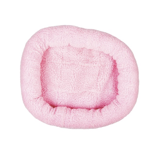 [8/00300] Sheepskin bed Oval [pink (Pink)]