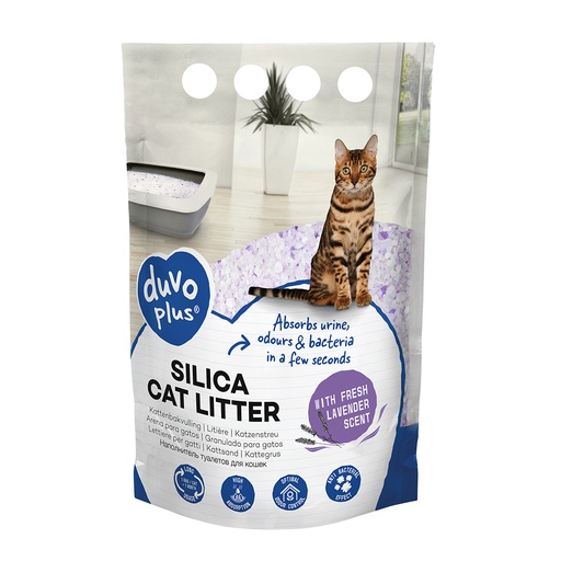 Premium Silica cat litter lavender
