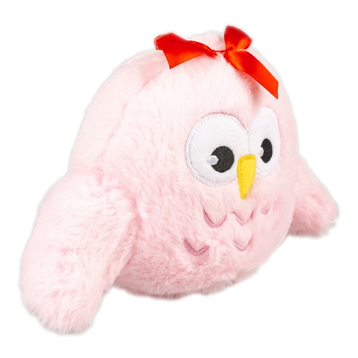 [14959] Pluche uil Meisje [roze (Roze)]