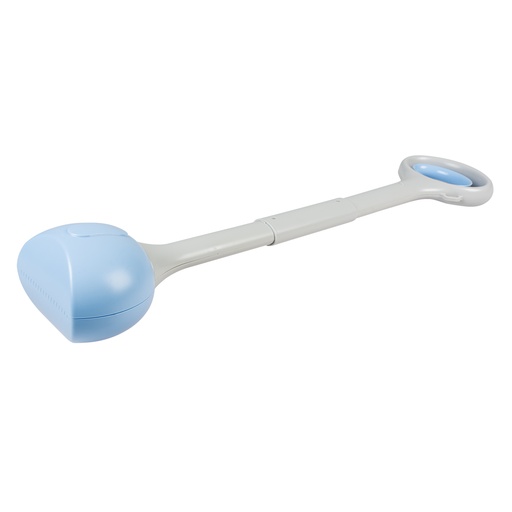[14965] Foldable poop scooper [grey/blue (Gray)]