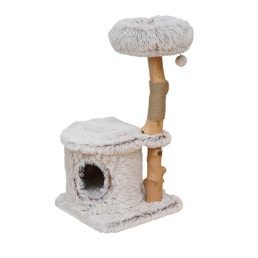 [431/481486] Scratching tree MANILA LONG HAIR PLUCHE [beige (Brown)]