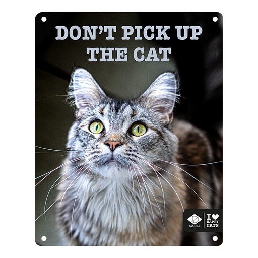 [695/481325] I LOVE Happy Cats panneau 'don't pick up' [multicolore (Multi)]