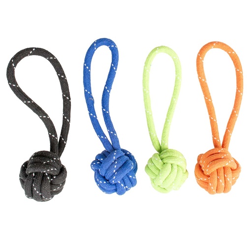 [14990] Scooby touw dummy bal [gemengde kleuren (Multi)]