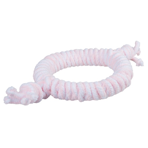 [15028] Puppy soft touwring [roze/wit (Roze)]