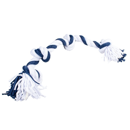 [15041] Sweater rope with 4 knots [blue/white (Blue)]