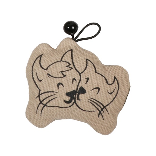 [403/482124] HAPPY CATS — Jouet pour chat avec clochette [beige (Marron)]