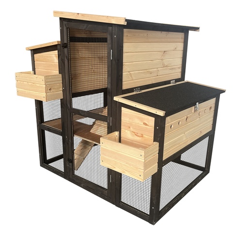 [15011] Woodland Design Hühnerstall Cackleberry C. [honig gold (Holz)]