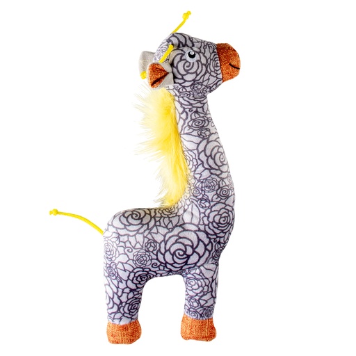 [15234] Plüsch Giraffe retro [grau (Grau)]