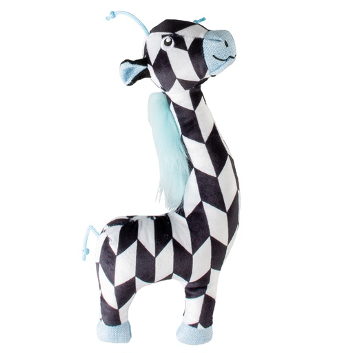 [15236] Plush Giraffe retro [black/white (Black)]