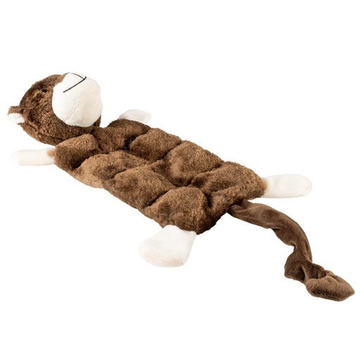 [15247] Plush Monkey squeaky [brown (Brown)]