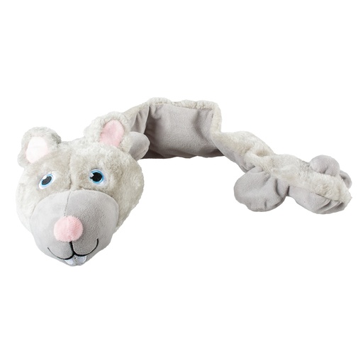 [15249] Plush Rabbit squeaky [gray (Gray)]