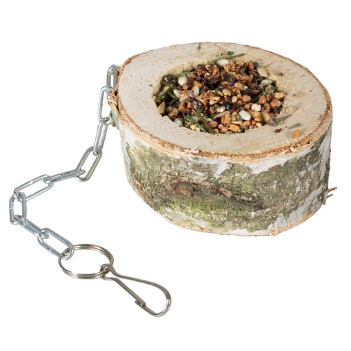 [15332] Filled birch trunk swing [multicolored (Multi)]