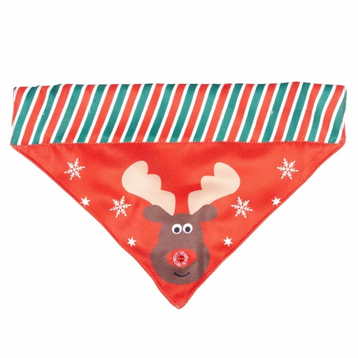 [15415] Xmas Flash LED Bandana [rot (Rot)]