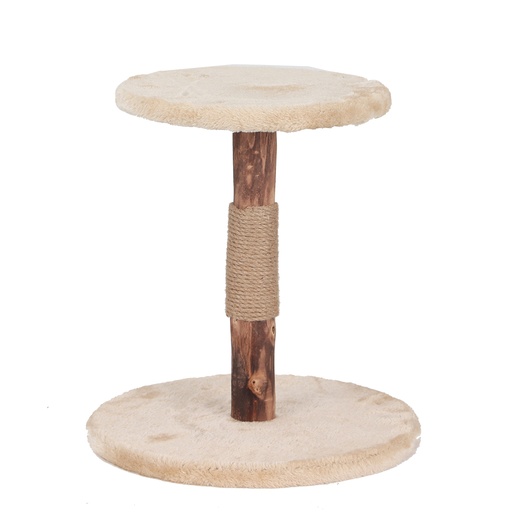 [15435] Scratching post Nuri Natural wood [beige (Brown)]
