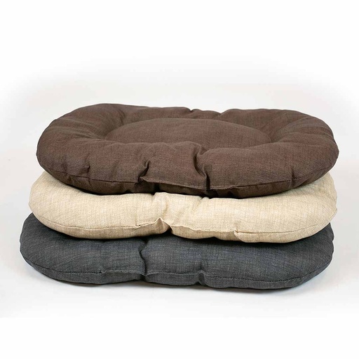 [15732] Oval cushion sewn Mellow Winter [mixed colors (Multi)]