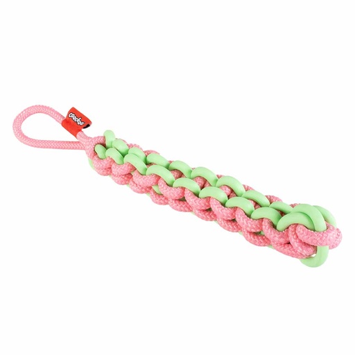 [303/485583] Jouet pour chien TWISTING TUGGER [vert/rose (Vert)]