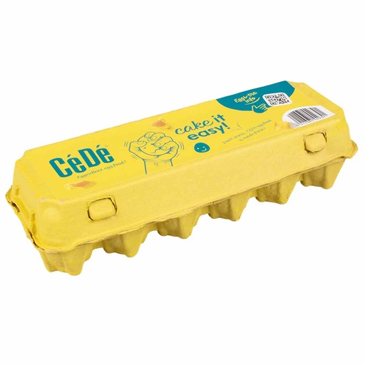 [A841] CéDé Cake it easy stress egg [yellow (Yellow)]