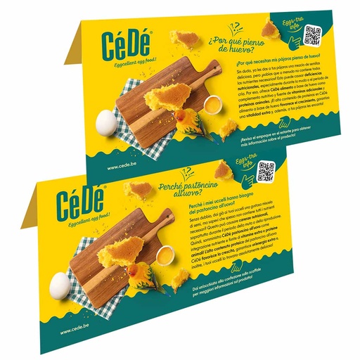 [A846] CéDé Shelftalker 'warum Eifutter' ITA-SPA