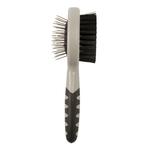 [10080] 2-in-1 grooming brush small mammals [black/grey (Black)]