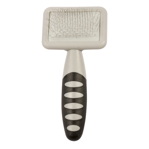 [10079] Slicker brush small mammals [black/grey (Black)]
