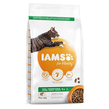 Iams for vitality adult cat lamb