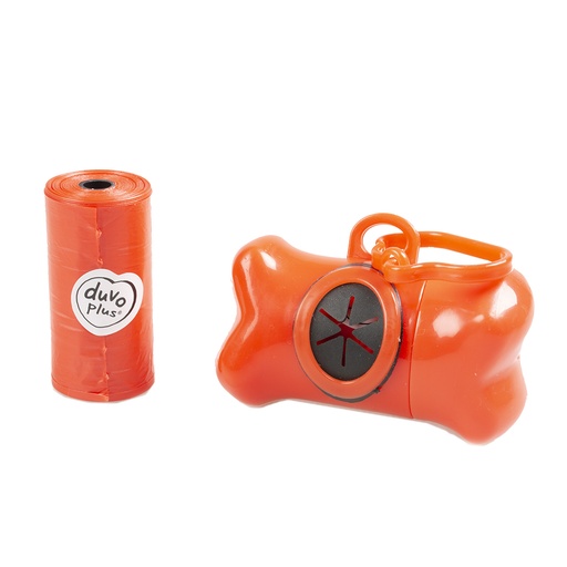 [12498] Poo bag dispenser bone [red (Red)]