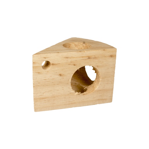 [10888] Fromage en bois jouet pour rongeurs