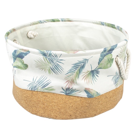 [12592] Palm Cork & Poly Korb runder [mehrfarbig (Multi)]