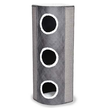 Scratching tower Bert [grey/white (Gray)]