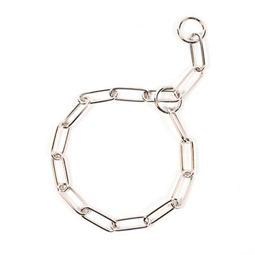 Slip collar with big links, chromed