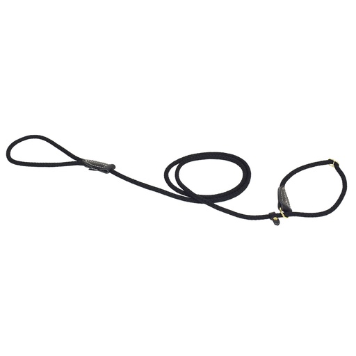 [13025] EXPLOR Forest laisse de dressage nylon [noir (Noir)]