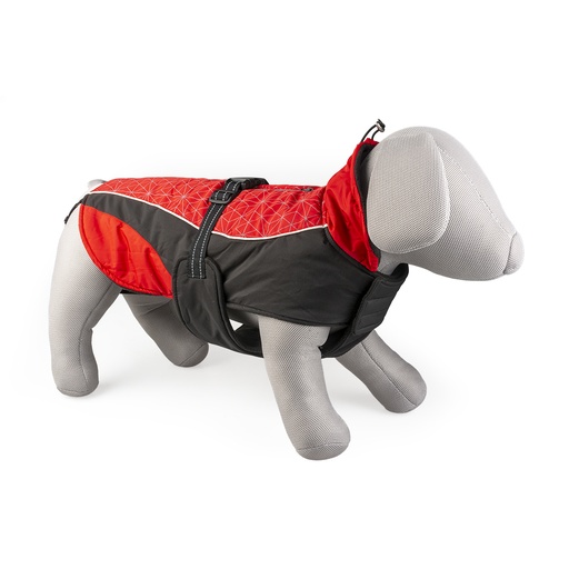 Dog jacket Hi Vis Casual [red/black (Red)]