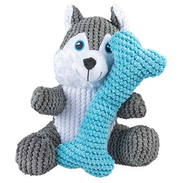 Plush duo husky + bone [multicolored (Multi)]