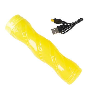 Flash light ring USB silicon [bleu (Bleu)]