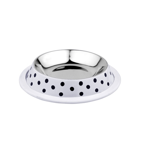 Futternapf Deco fix dots [weiß (Weiß)]