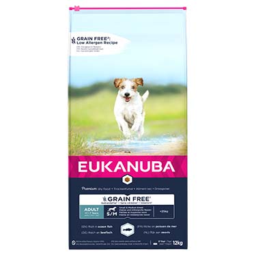 Euk Grainfree Ocean Fish Adult S/M Breed
