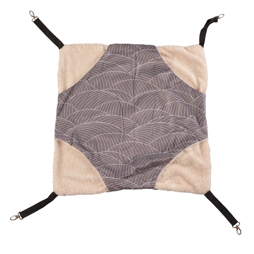 [12399] Elm hammock plush [grey/white (Gray)]