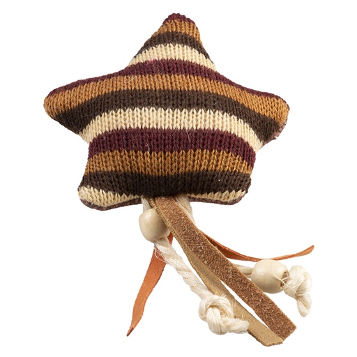 [12057] Knitted star [brown (Brown)]