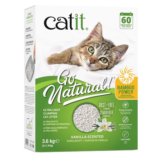 CA Go bamboe klontvormende kattenbakvulling