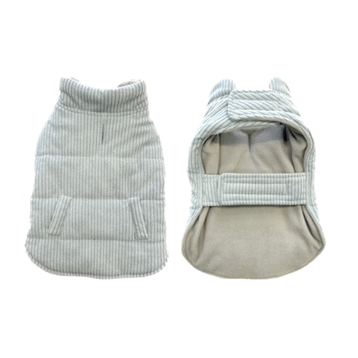 Dog jacket corduroy [gray (Gray)]