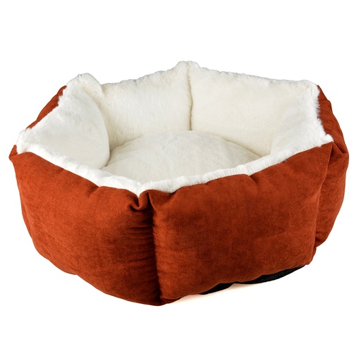 Bed hexa Velvet Copper [red/white (Red)]